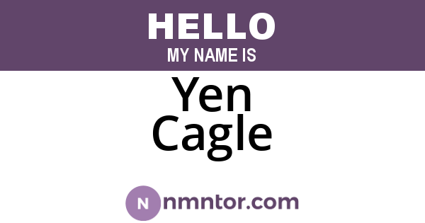 Yen Cagle