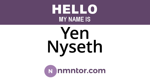 Yen Nyseth