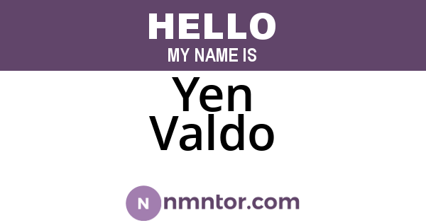Yen Valdo