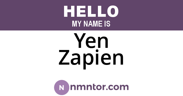 Yen Zapien