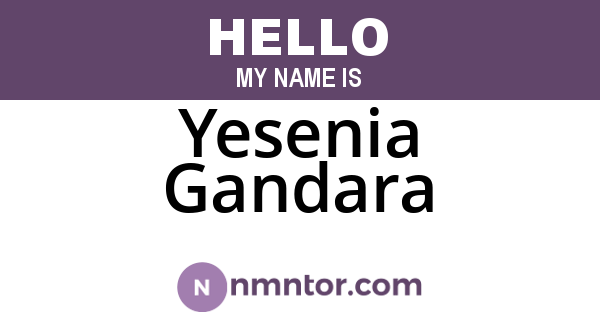Yesenia Gandara