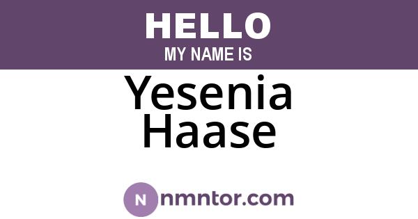 Yesenia Haase