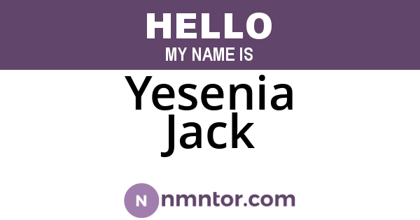 Yesenia Jack