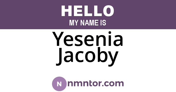Yesenia Jacoby