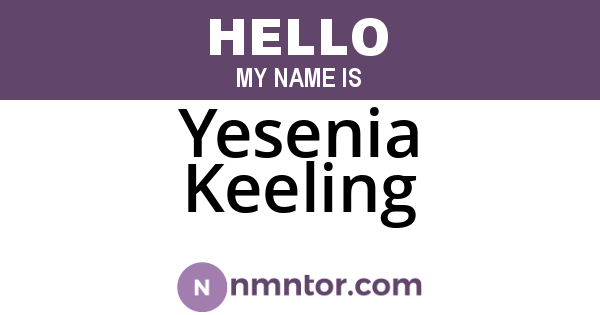 Yesenia Keeling