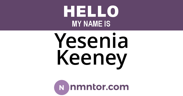 Yesenia Keeney