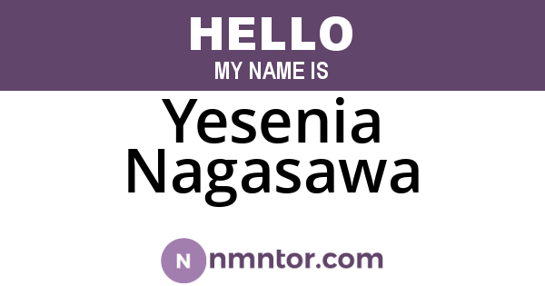 Yesenia Nagasawa