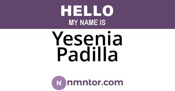 Yesenia Padilla