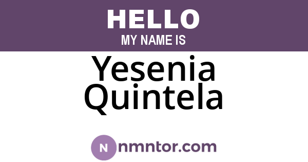Yesenia Quintela