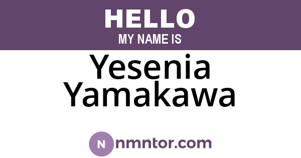 Yesenia Yamakawa