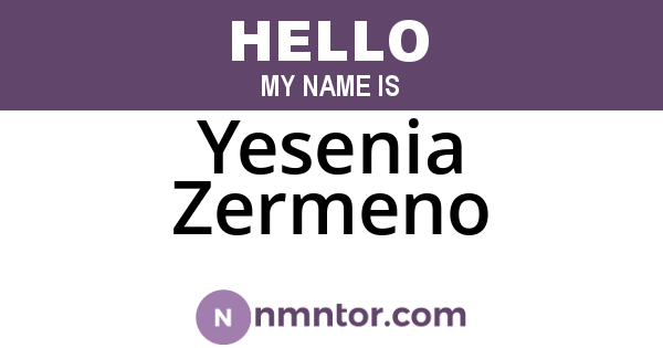 Yesenia Zermeno
