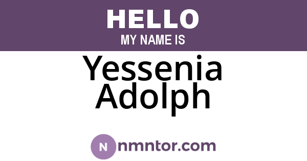 Yessenia Adolph