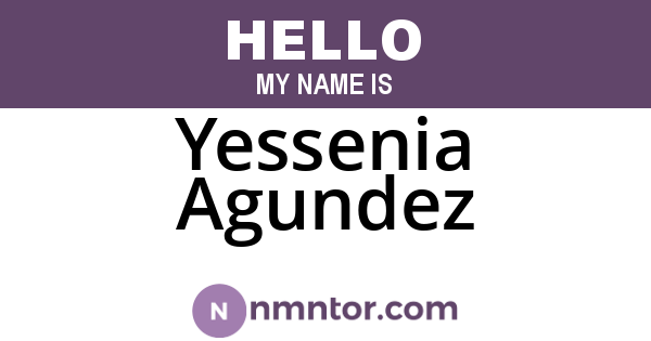 Yessenia Agundez