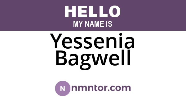 Yessenia Bagwell
