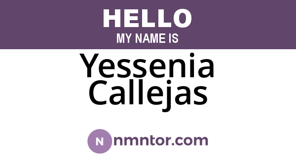 Yessenia Callejas