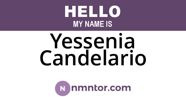 Yessenia Candelario