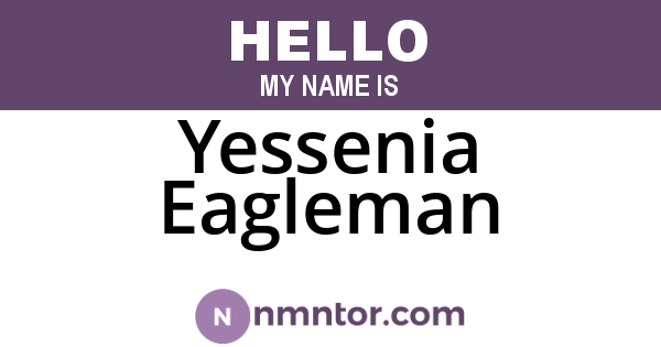 Yessenia Eagleman
