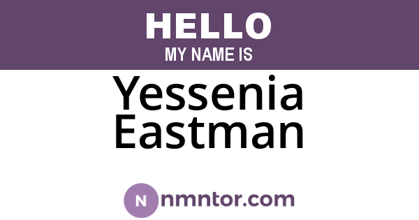 Yessenia Eastman
