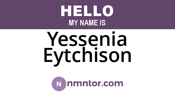 Yessenia Eytchison