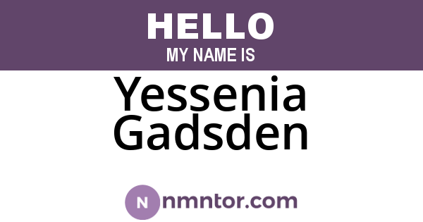 Yessenia Gadsden