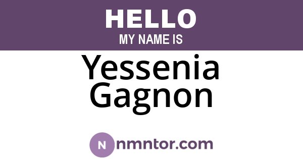 Yessenia Gagnon