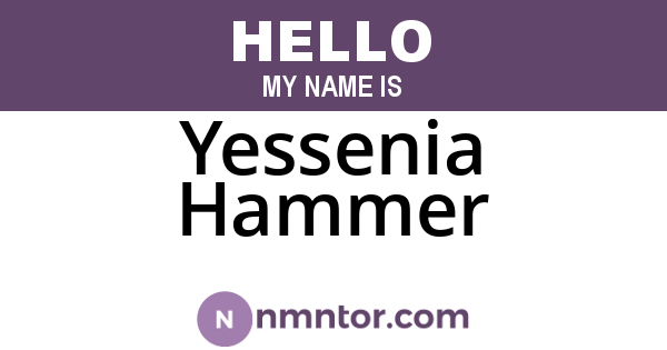 Yessenia Hammer