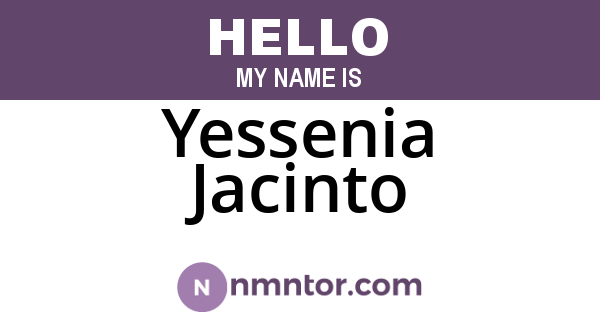 Yessenia Jacinto