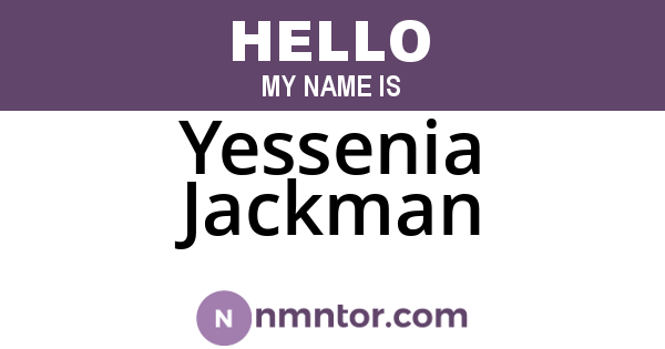 Yessenia Jackman