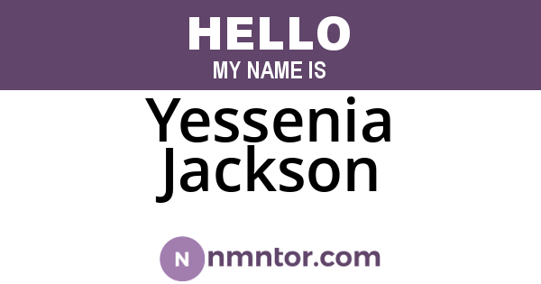 Yessenia Jackson