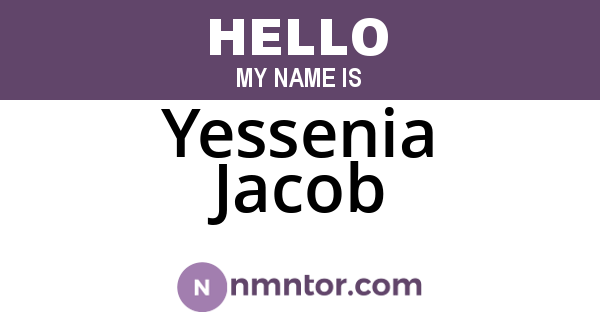 Yessenia Jacob