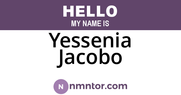 Yessenia Jacobo