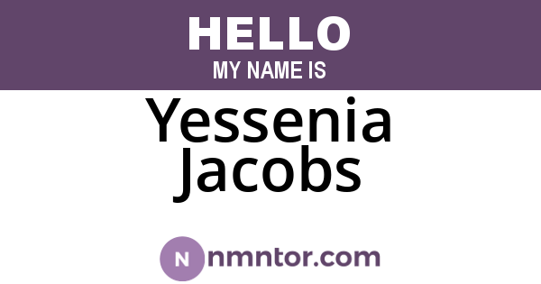 Yessenia Jacobs