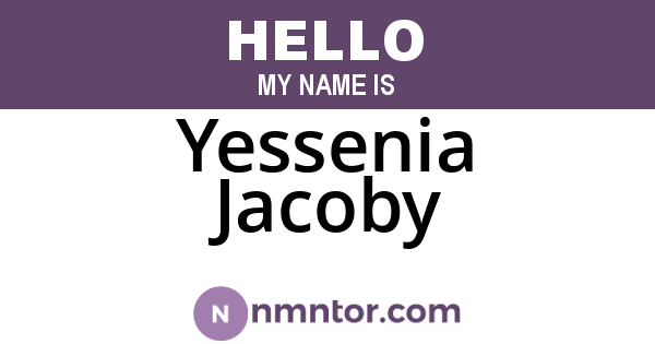 Yessenia Jacoby