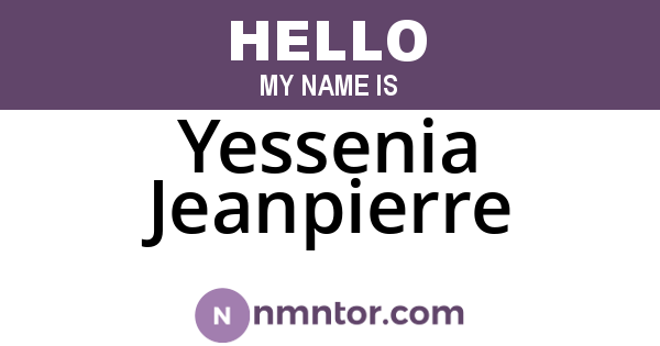 Yessenia Jeanpierre
