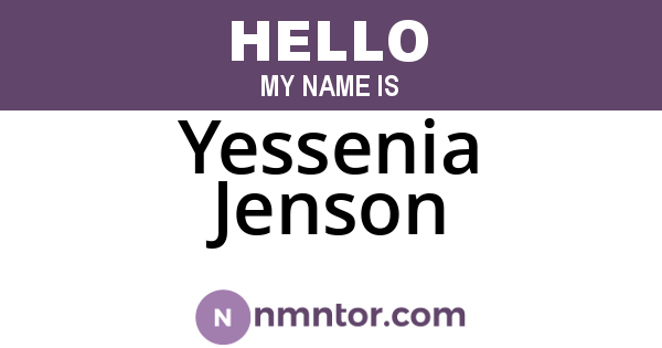 Yessenia Jenson