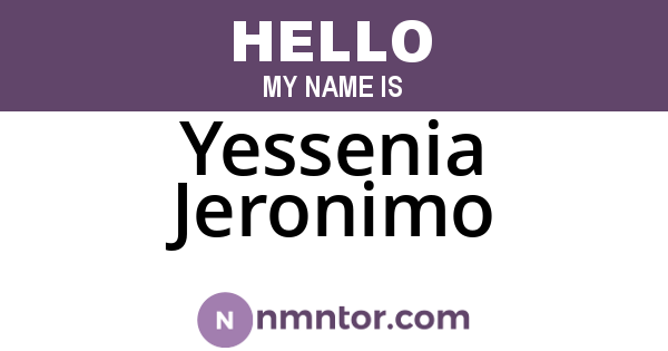 Yessenia Jeronimo