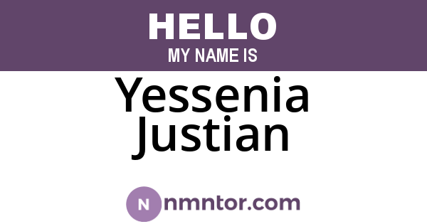 Yessenia Justian