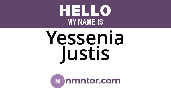 Yessenia Justis