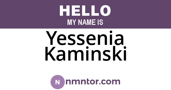 Yessenia Kaminski