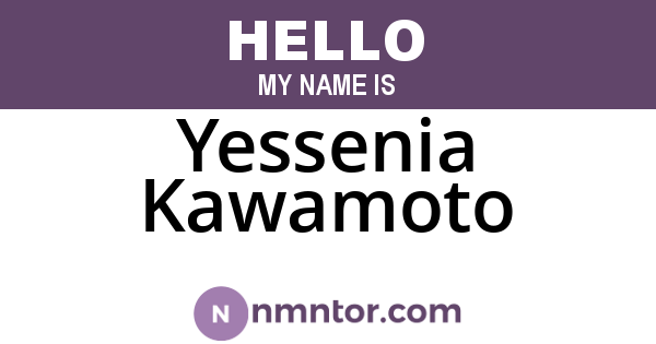 Yessenia Kawamoto
