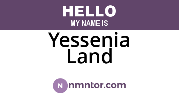 Yessenia Land
