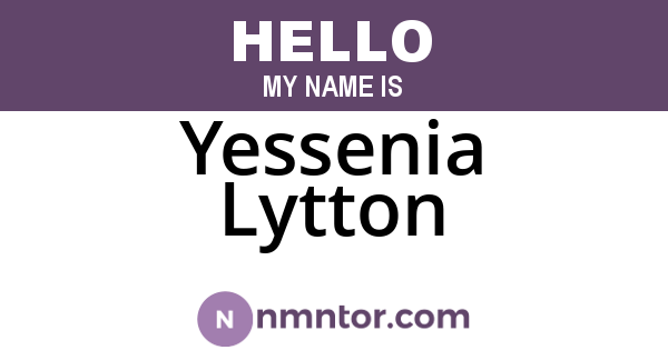 Yessenia Lytton