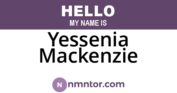 Yessenia Mackenzie