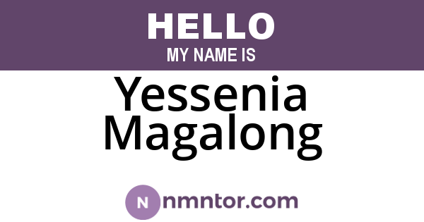 Yessenia Magalong