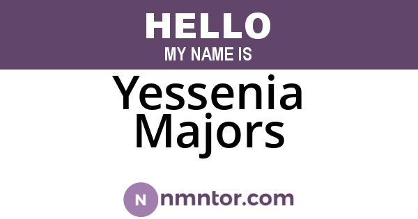 Yessenia Majors