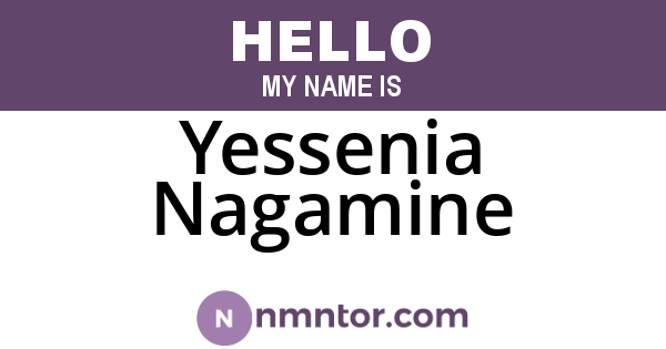 Yessenia Nagamine