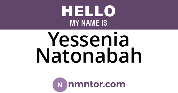 Yessenia Natonabah