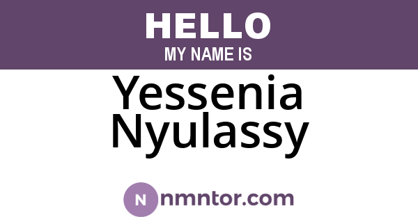 Yessenia Nyulassy