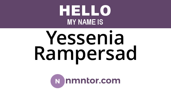 Yessenia Rampersad