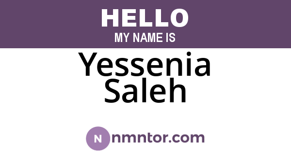 Yessenia Saleh